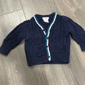 Navy Blue Kids Cardigan